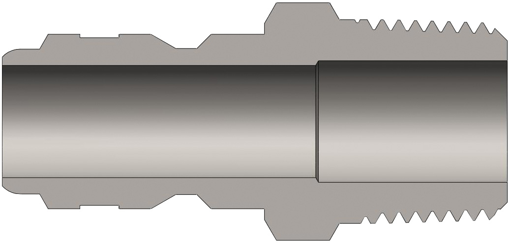 DQC E-SERIES STRAIGHT THROUGH INTERCHANGE MALE PLUG